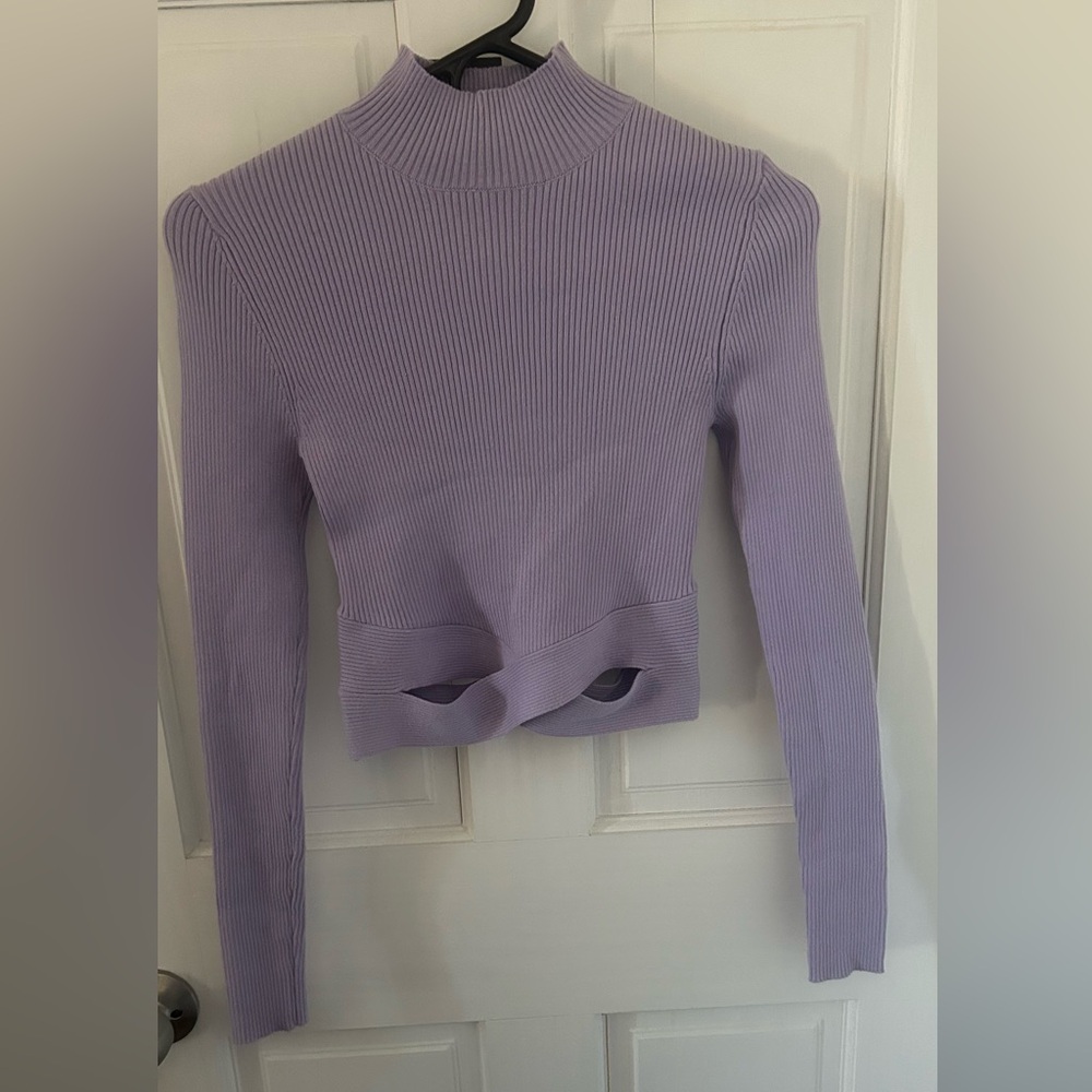 Forever 21 purple crop top